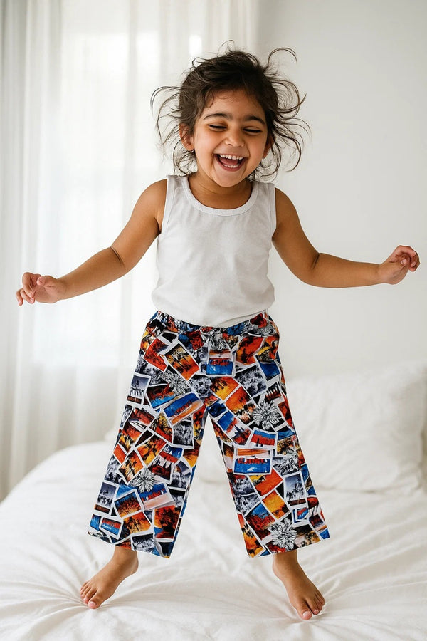 Linen Plazo (4-12 years)